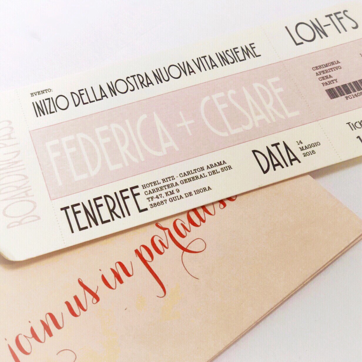 Join us in Paradise Pocket invitation