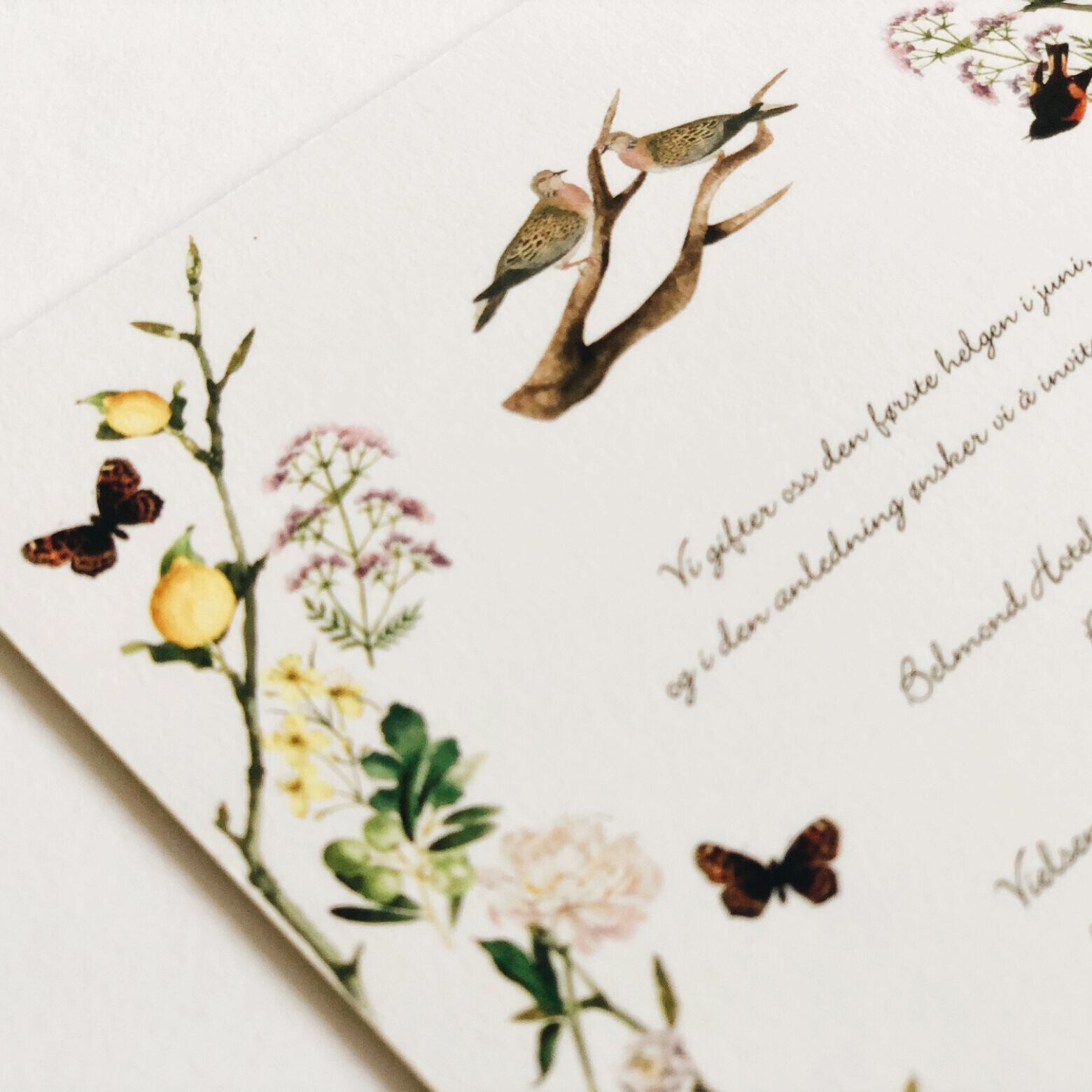 Summer Wedding Invitation